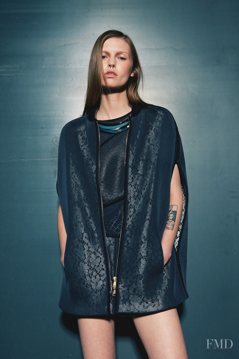 Sara Kiscinska featured in  the Vionnet lookbook for Resort 2015