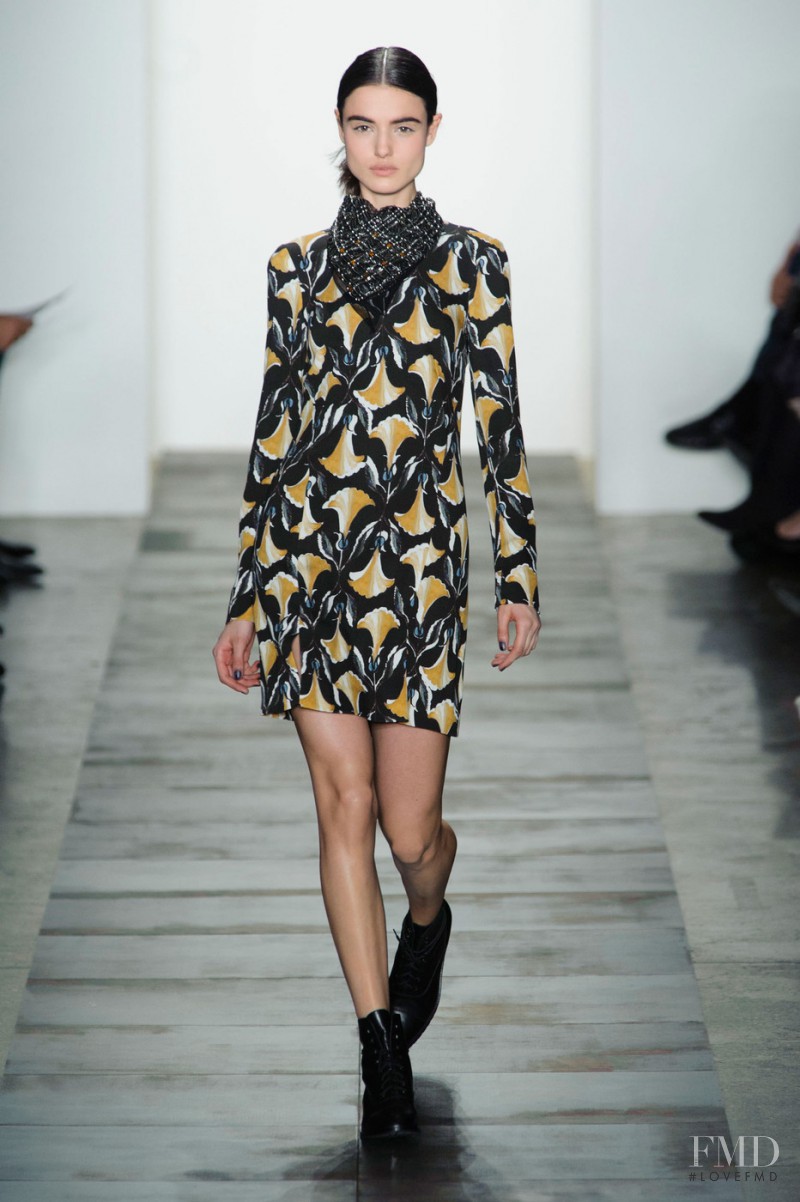 Blanca Padilla featured in  the Wes Gordon fashion show for Autumn/Winter 2015