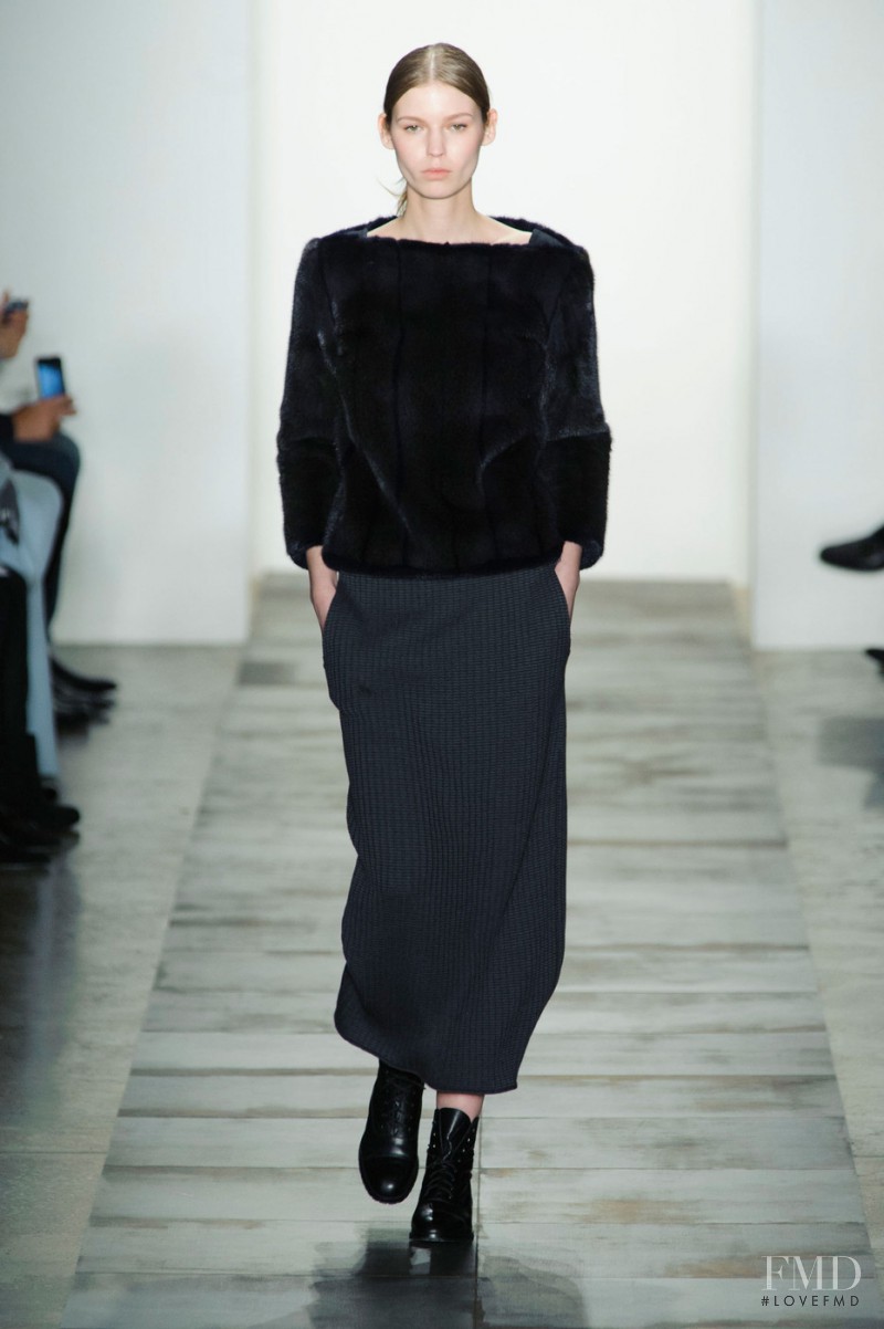 Sara Kiscinska featured in  the Wes Gordon fashion show for Autumn/Winter 2015