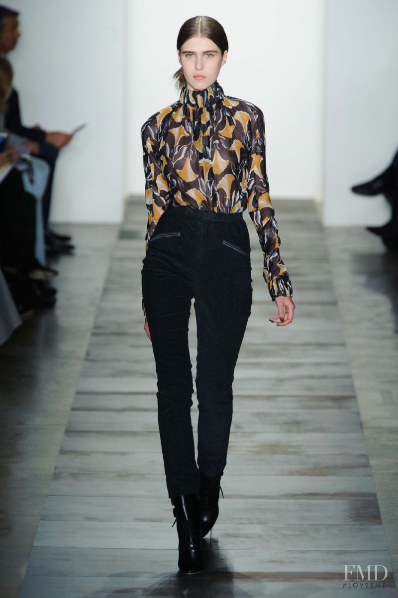 Anita Zet featured in  the Wes Gordon fashion show for Autumn/Winter 2015