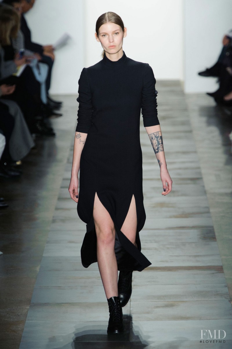 Sara Kiscinska featured in  the Wes Gordon fashion show for Autumn/Winter 2015