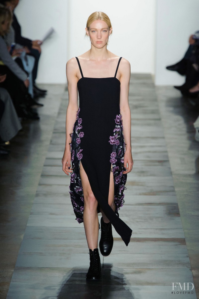 Annely Bouma featured in  the Wes Gordon fashion show for Autumn/Winter 2015