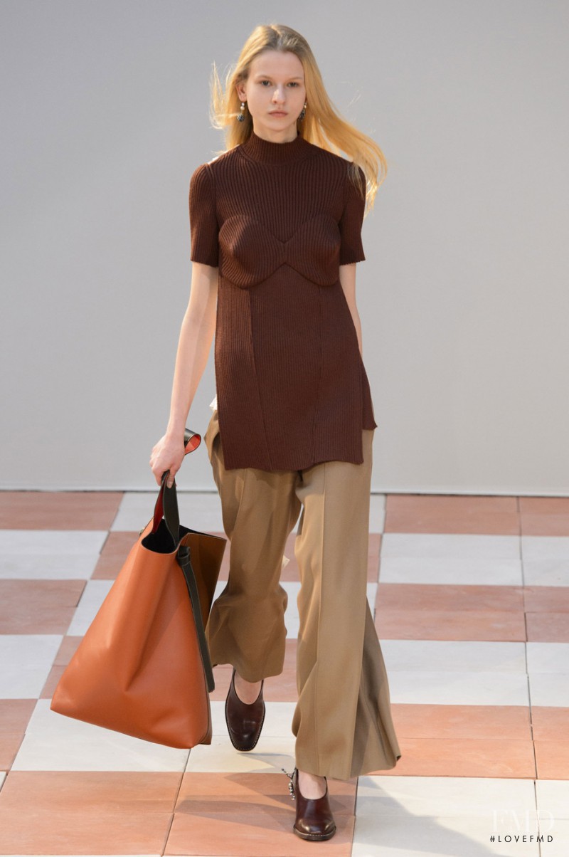 Ola Munik featured in  the Celine fashion show for Autumn/Winter 2015