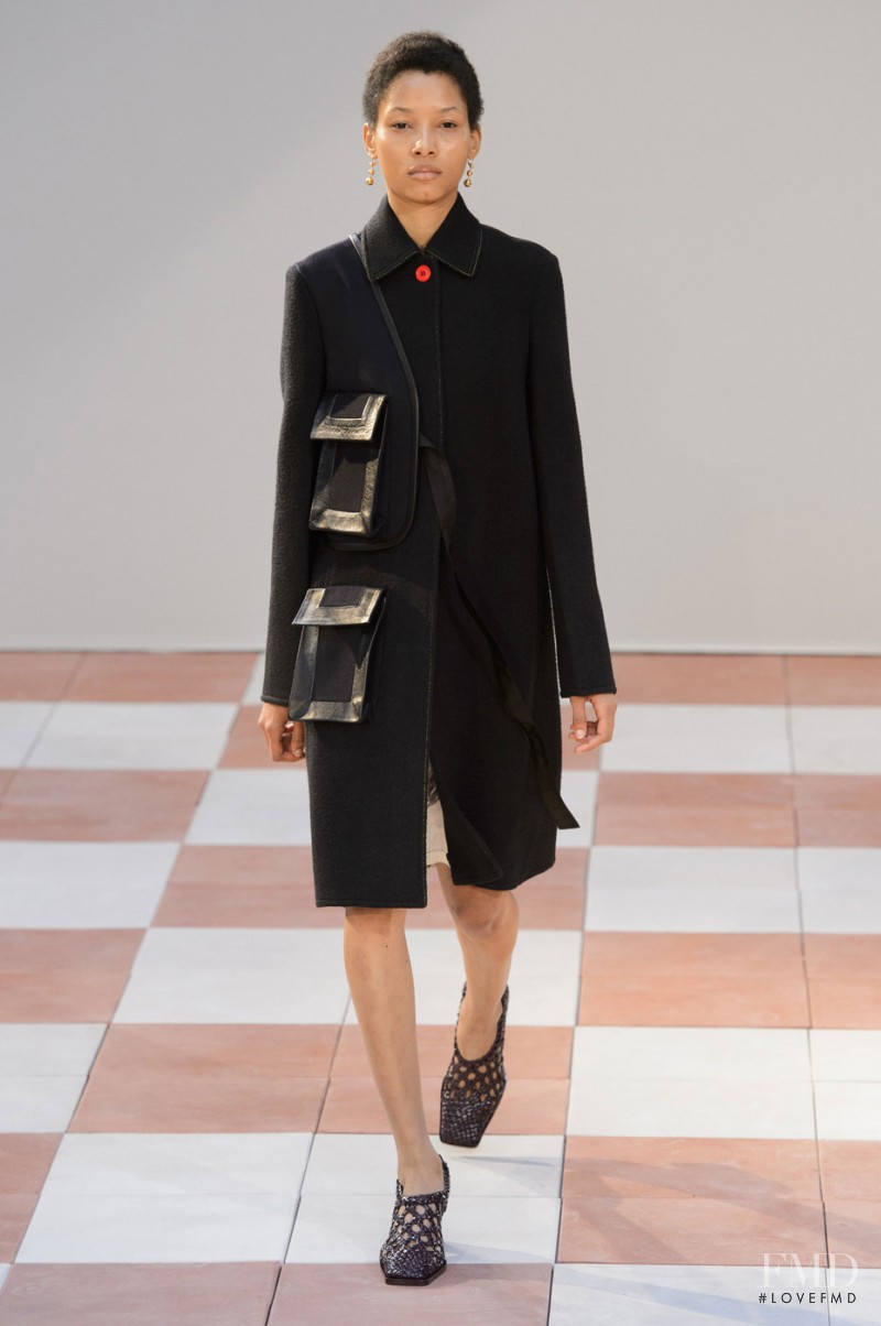 Lineisy Montero featured in  the Celine fashion show for Autumn/Winter 2015