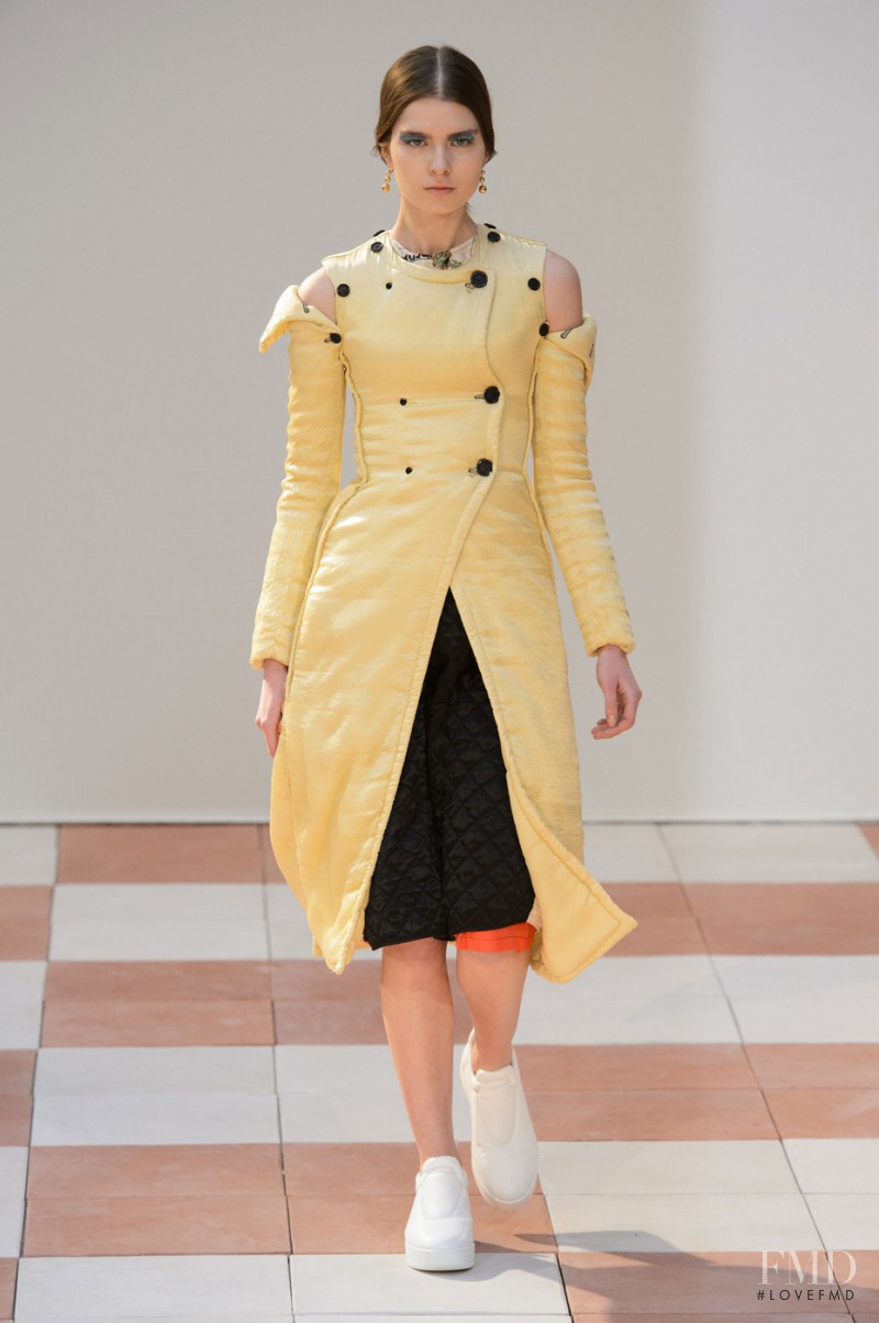 Gaby Loader featured in  the Celine fashion show for Autumn/Winter 2015