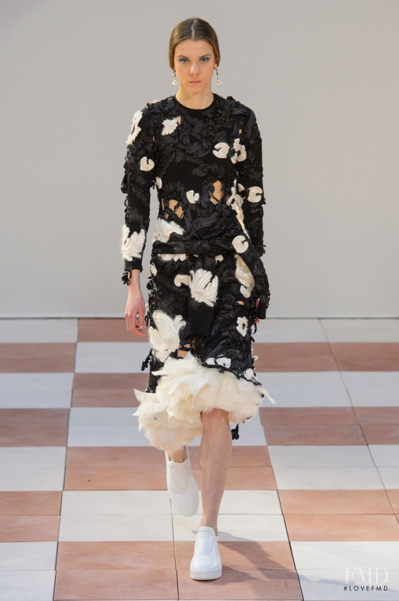 Phillipa Hemphrey featured in  the Celine fashion show for Autumn/Winter 2015