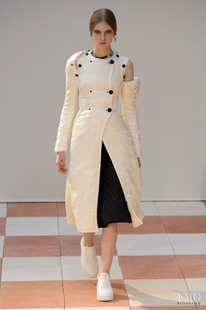 Frederikke Sofie Falbe-Hansen featured in  the Celine fashion show for Autumn/Winter 2015