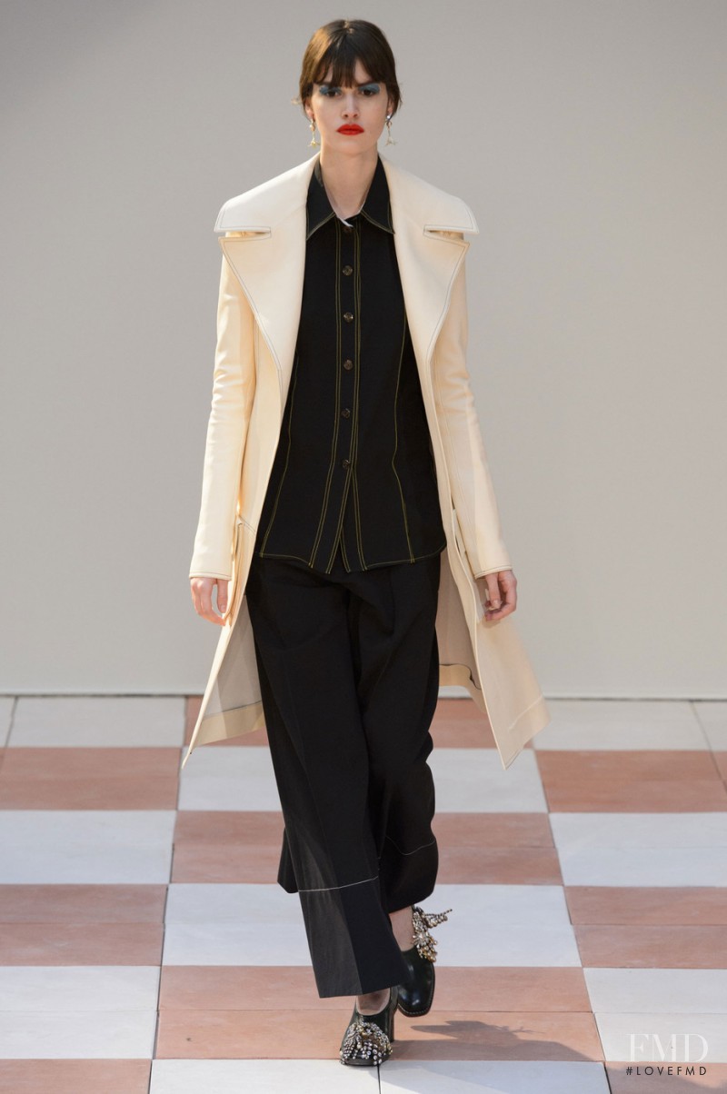 Vanessa Moody featured in  the Celine fashion show for Autumn/Winter 2015
