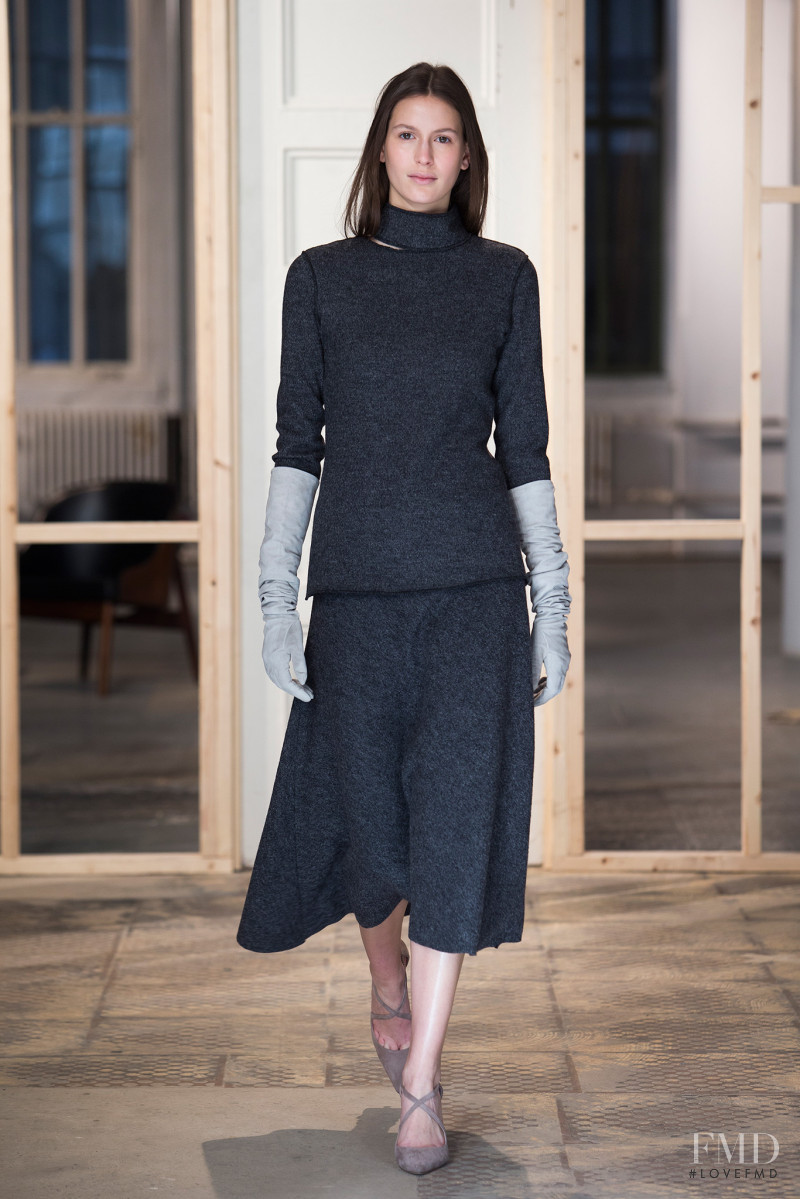 Jeanne Cadieu featured in  the Protagonist fashion show for Autumn/Winter 2015