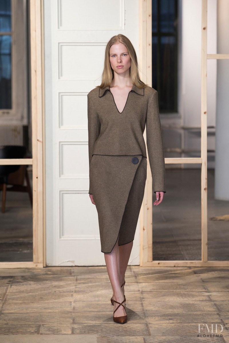 Lina Berg featured in  the Protagonist fashion show for Autumn/Winter 2015