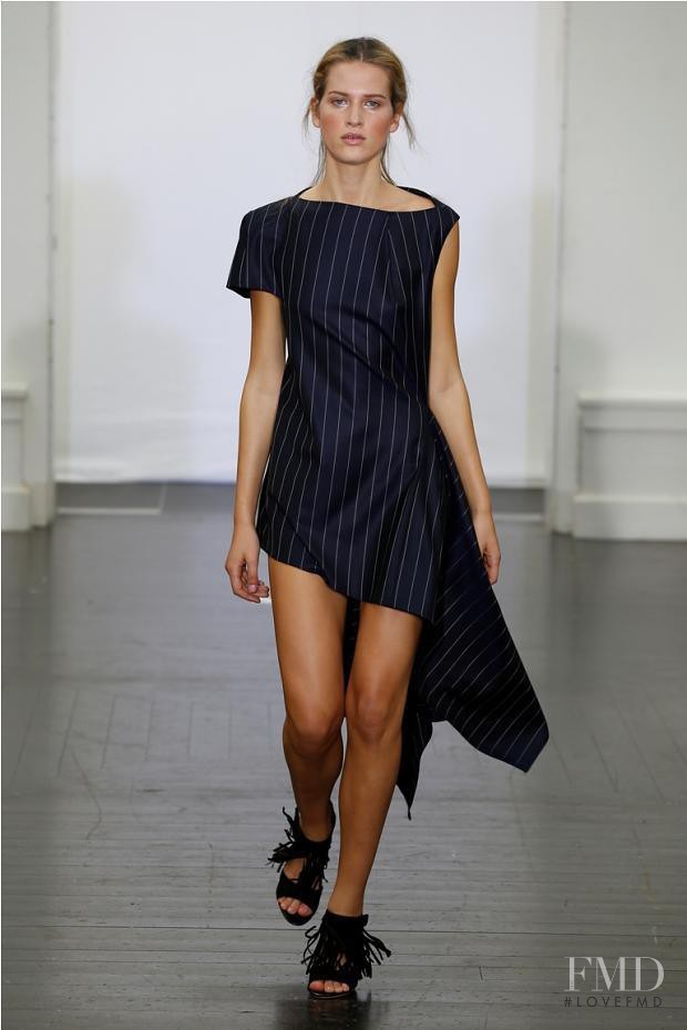 Laura Julie Schwab Holm featured in  the Baum und Pferdgarten fashion show for Spring/Summer 2015