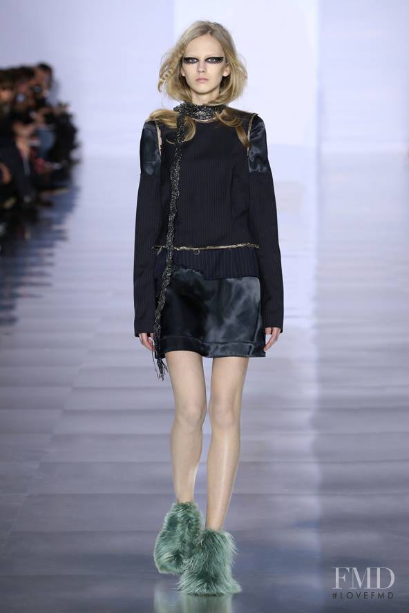 Paula Galecka featured in  the Maison Martin Margiela Défilé fashion show for Autumn/Winter 2015