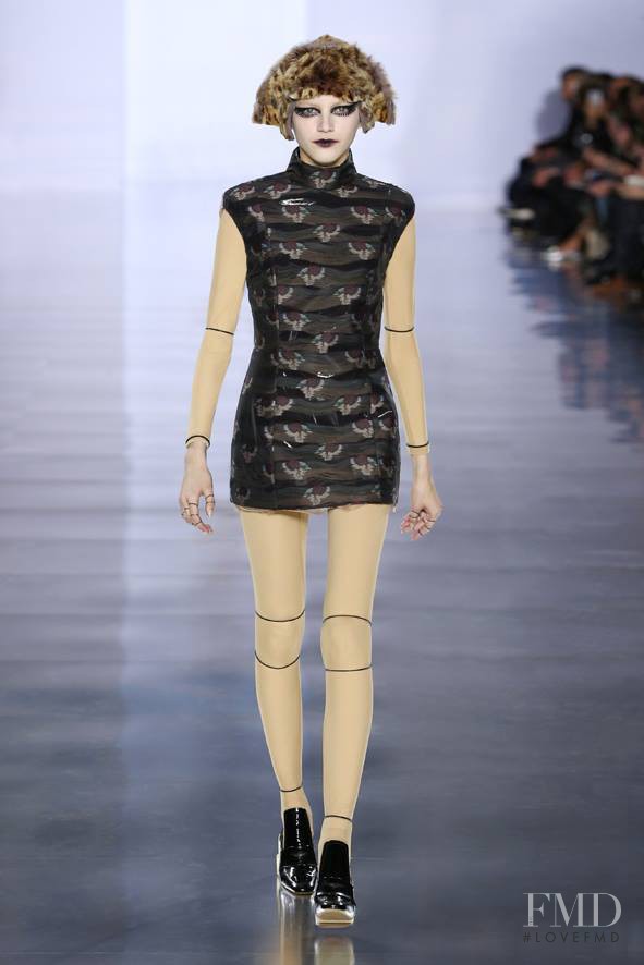 Valery Kaufman featured in  the Maison Martin Margiela Défilé fashion show for Autumn/Winter 2015