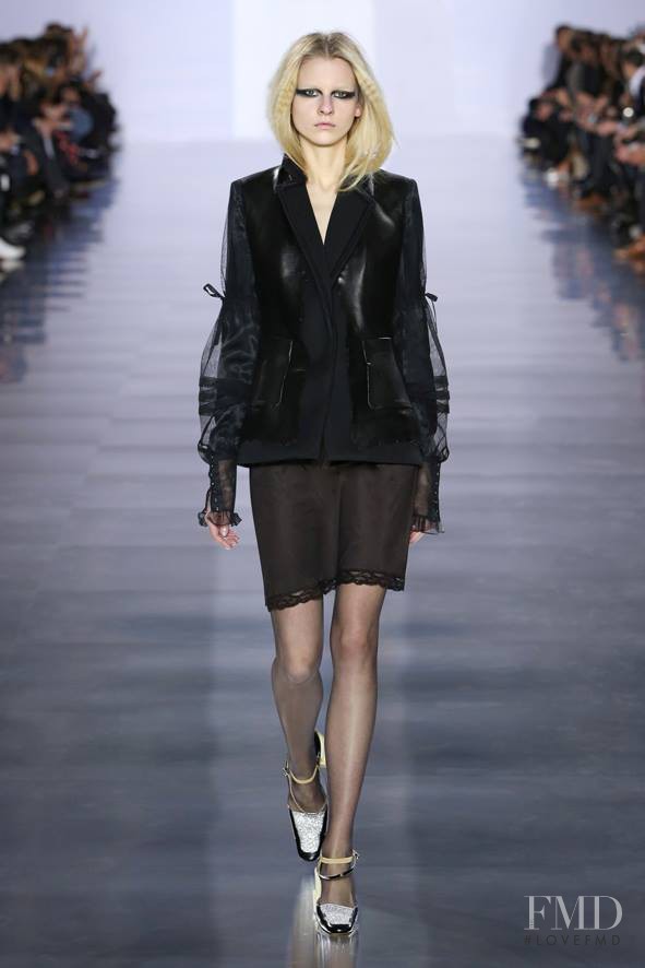 Ola Munik featured in  the Maison Martin Margiela Défilé fashion show for Autumn/Winter 2015