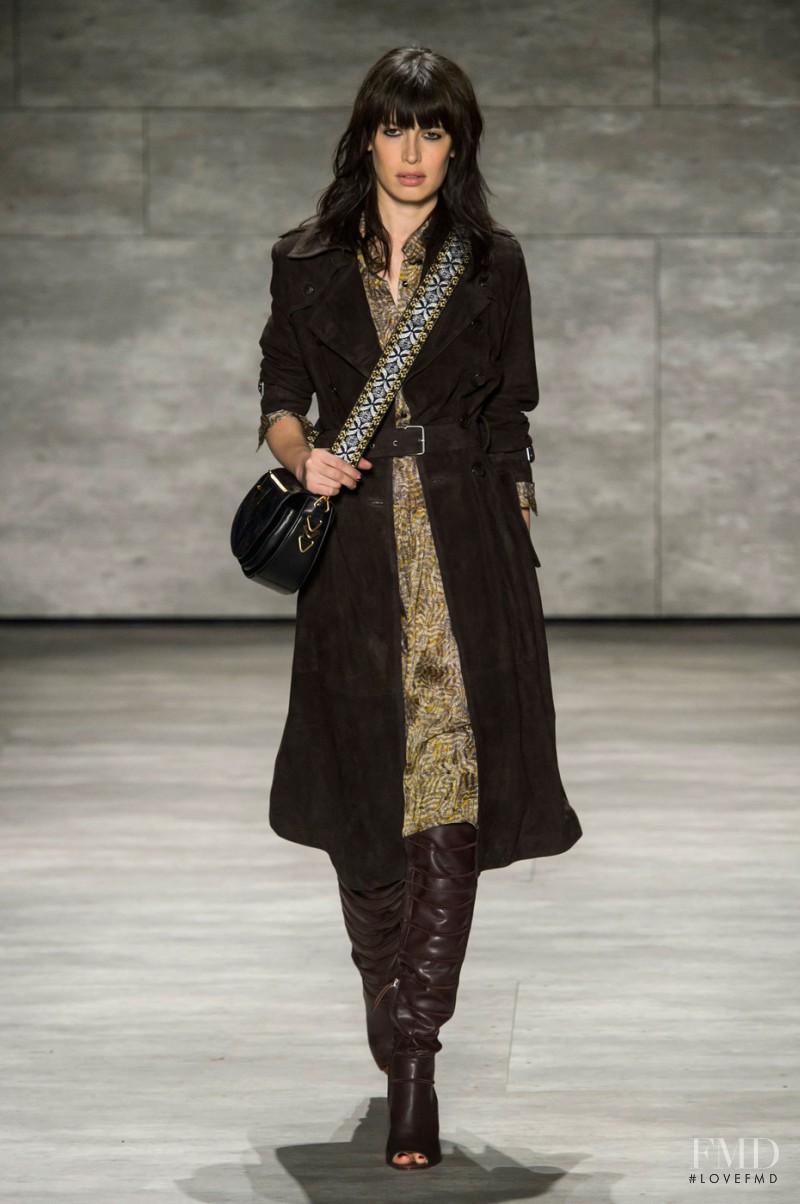 Sabrina Ioffreda featured in  the Rebecca Minkoff fashion show for Autumn/Winter 2015