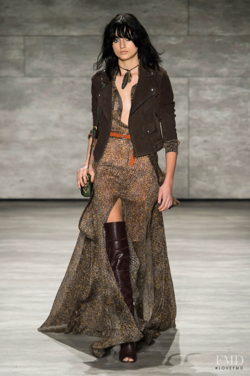 Bruna Ludtke featured in  the Rebecca Minkoff fashion show for Autumn/Winter 2015