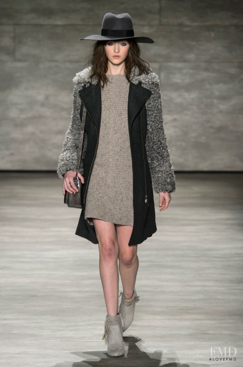 Angela Longton featured in  the Rebecca Minkoff fashion show for Autumn/Winter 2015