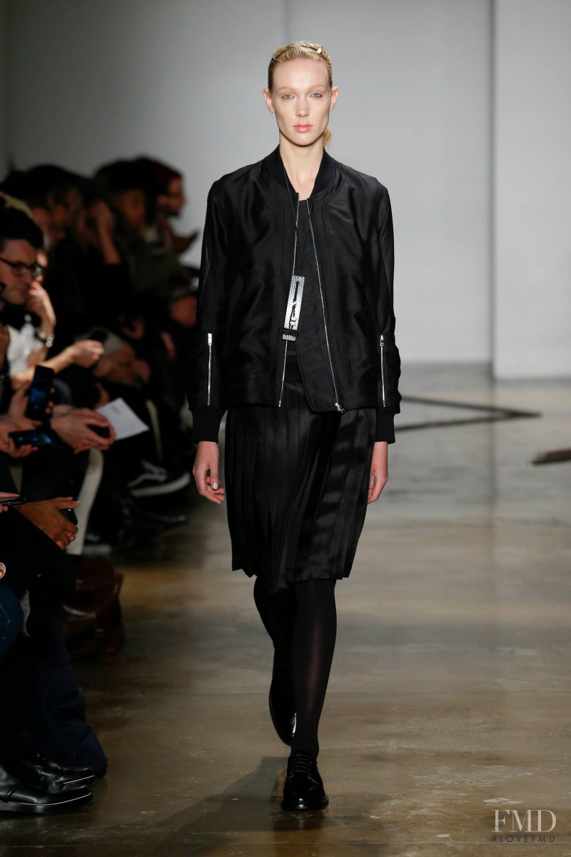 Annely Bouma featured in  the Tim Coppens fashion show for Autumn/Winter 2015