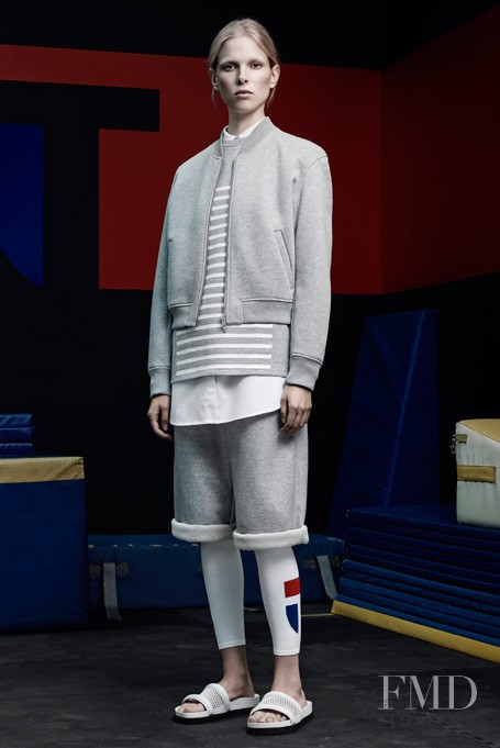 Lina Berg featured in  the T by Alexander Wang lookbook for Spring/Summer 2015