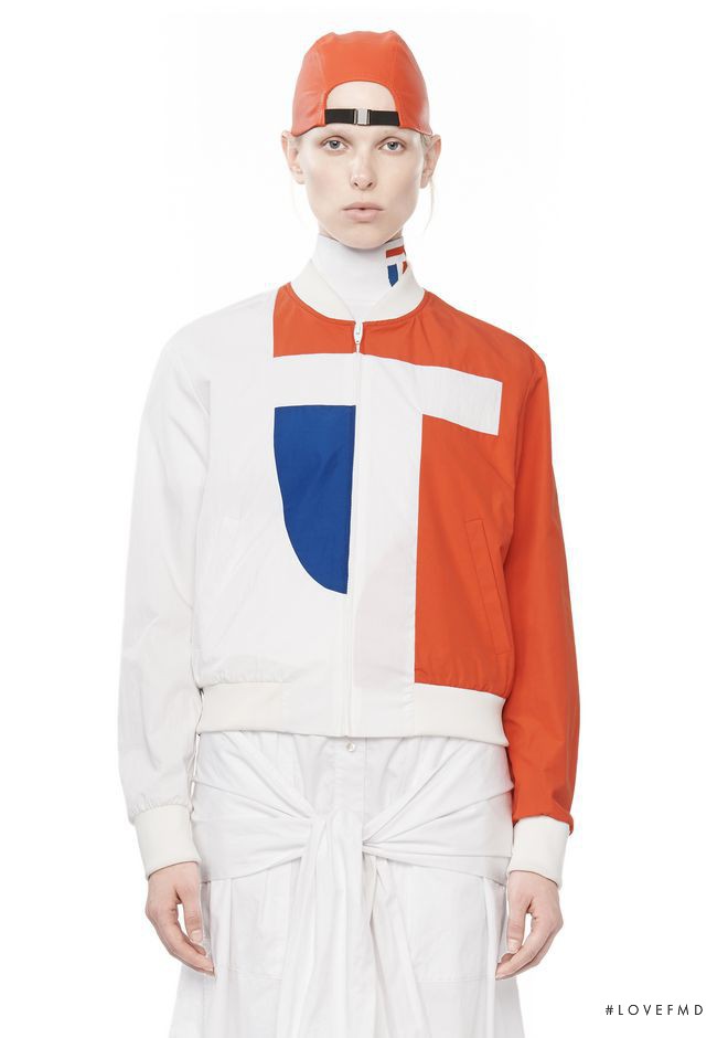 Lina Berg featured in  the T by Alexander Wang catalogue for Spring/Summer 2015