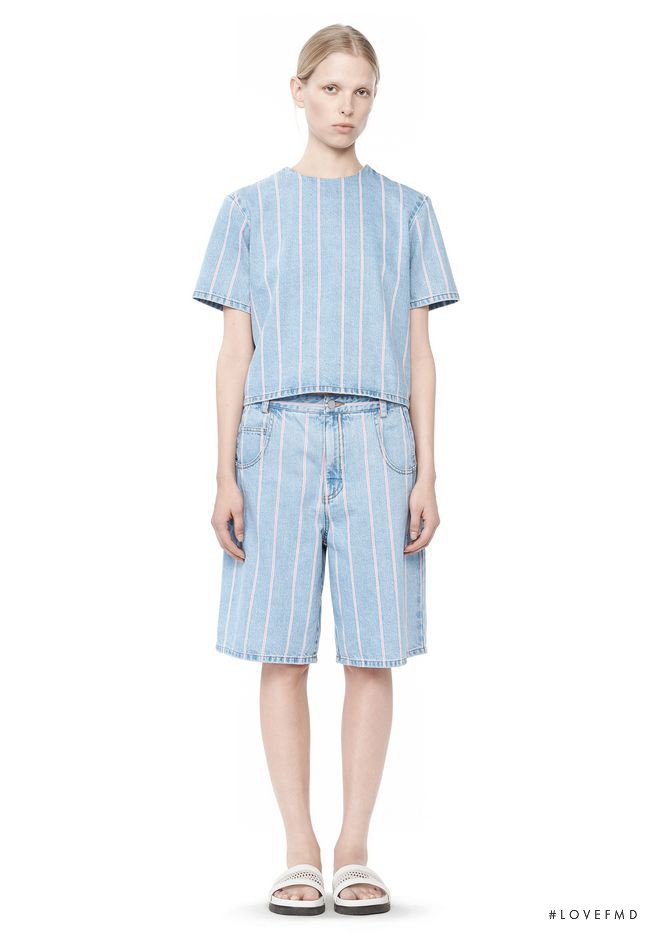 Lina Berg featured in  the T by Alexander Wang catalogue for Spring/Summer 2015