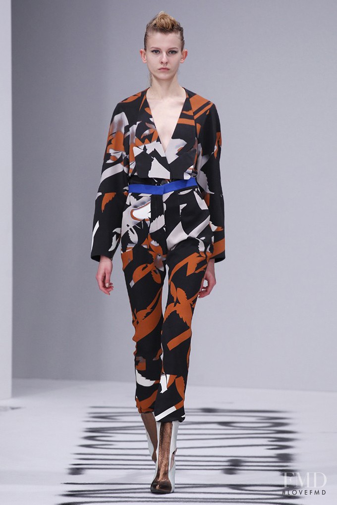 Ola Munik featured in  the Capara fashion show for Autumn/Winter 2015