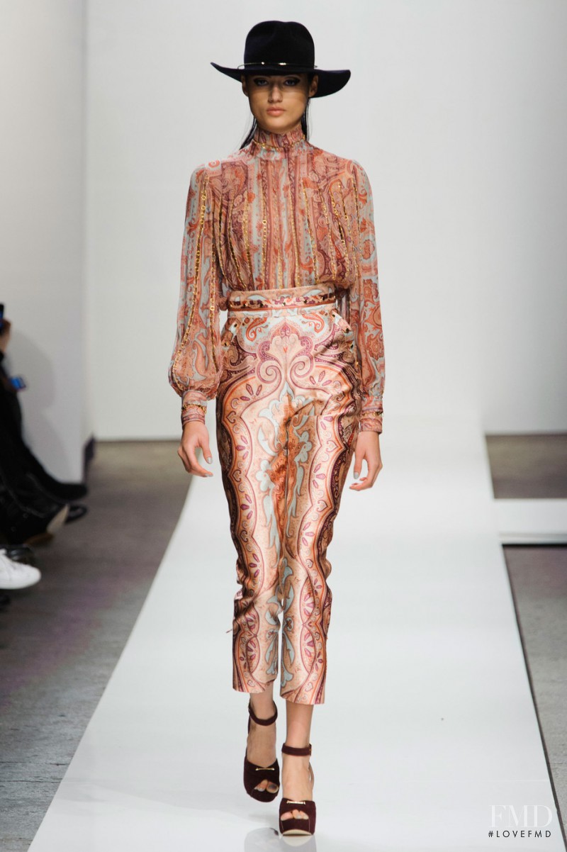 Bruna Ludtke featured in  the Zimmermann fashion show for Autumn/Winter 2015
