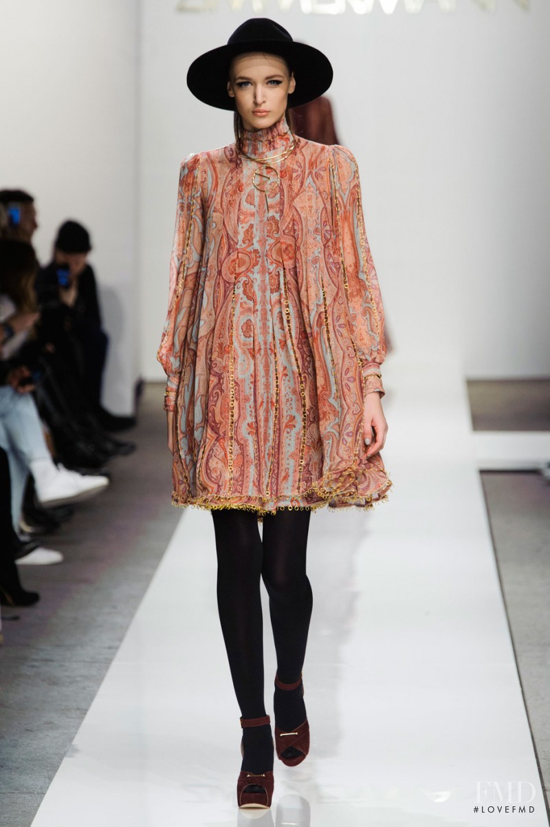 Stasha Yatchuk featured in  the Zimmermann fashion show for Autumn/Winter 2015