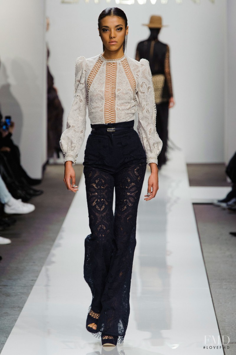 Sasha Hronis featured in  the Zimmermann fashion show for Autumn/Winter 2015