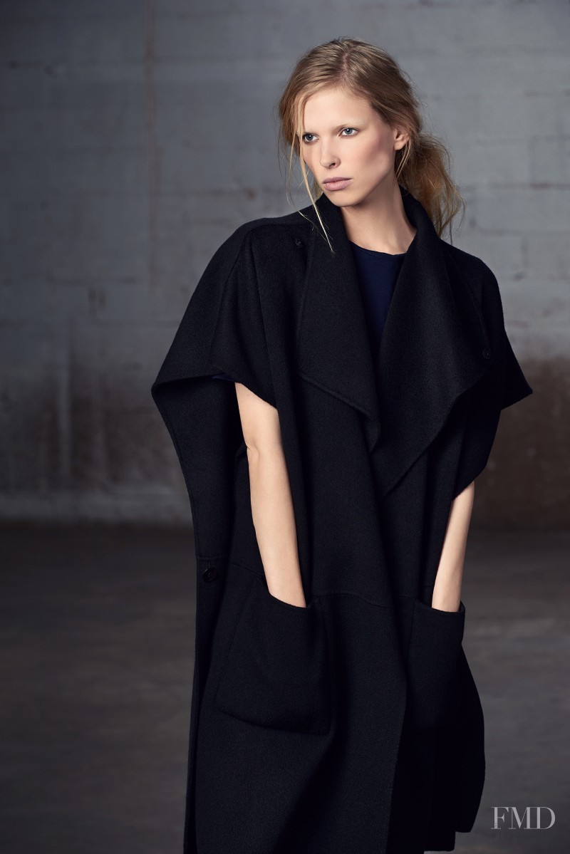 Lina Berg featured in  the Tibi lookbook for Pre-Fall 2015