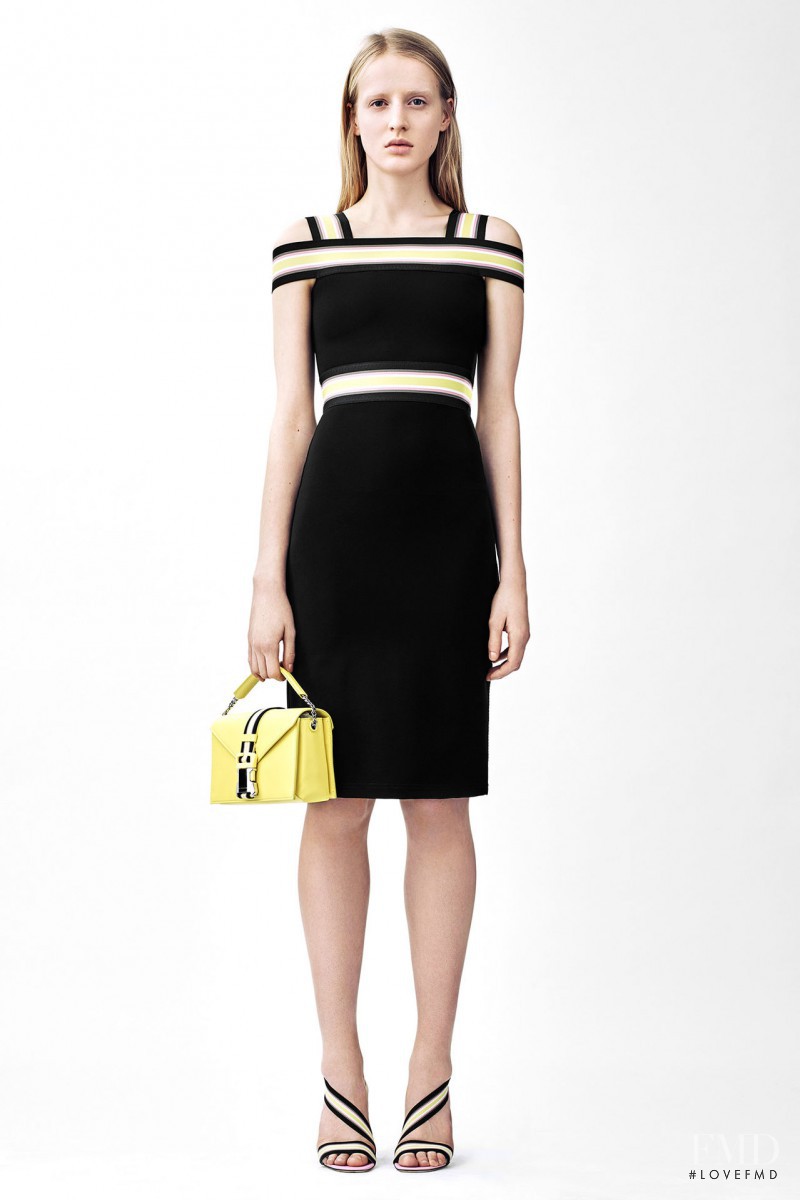 Anine Van Velzen featured in  the Christopher Kane lookbook for Pre-Fall 2015