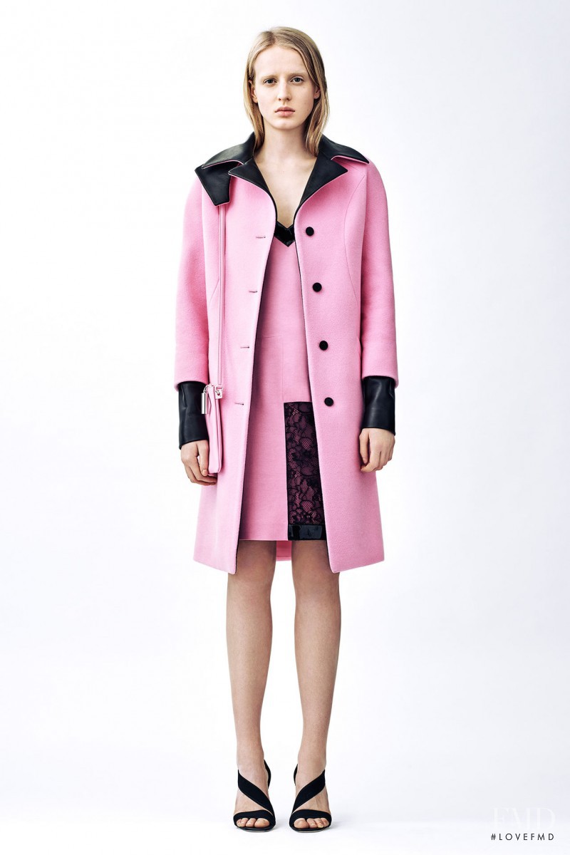 Anine Van Velzen featured in  the Christopher Kane lookbook for Pre-Fall 2015