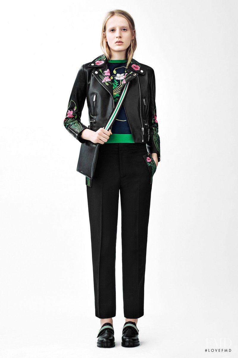 Anine Van Velzen featured in  the Christopher Kane lookbook for Pre-Fall 2015