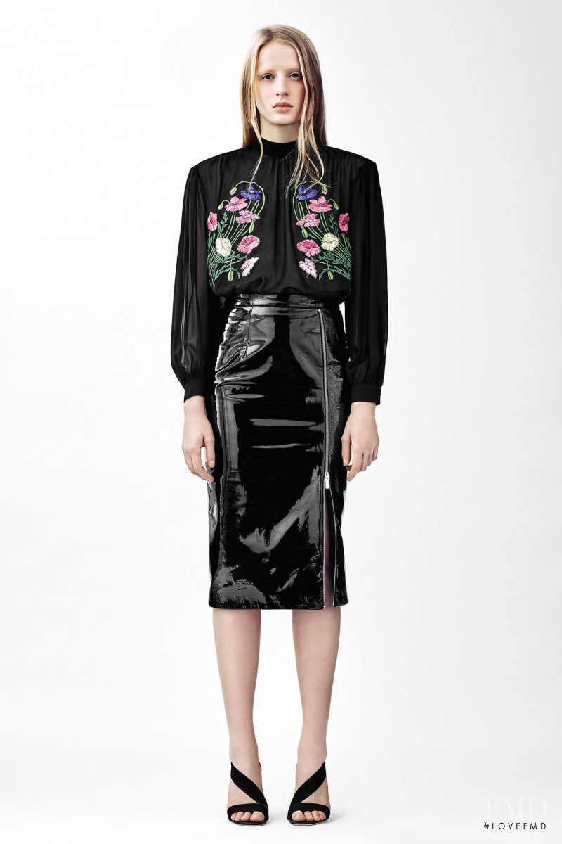 Anine Van Velzen featured in  the Christopher Kane lookbook for Pre-Fall 2015