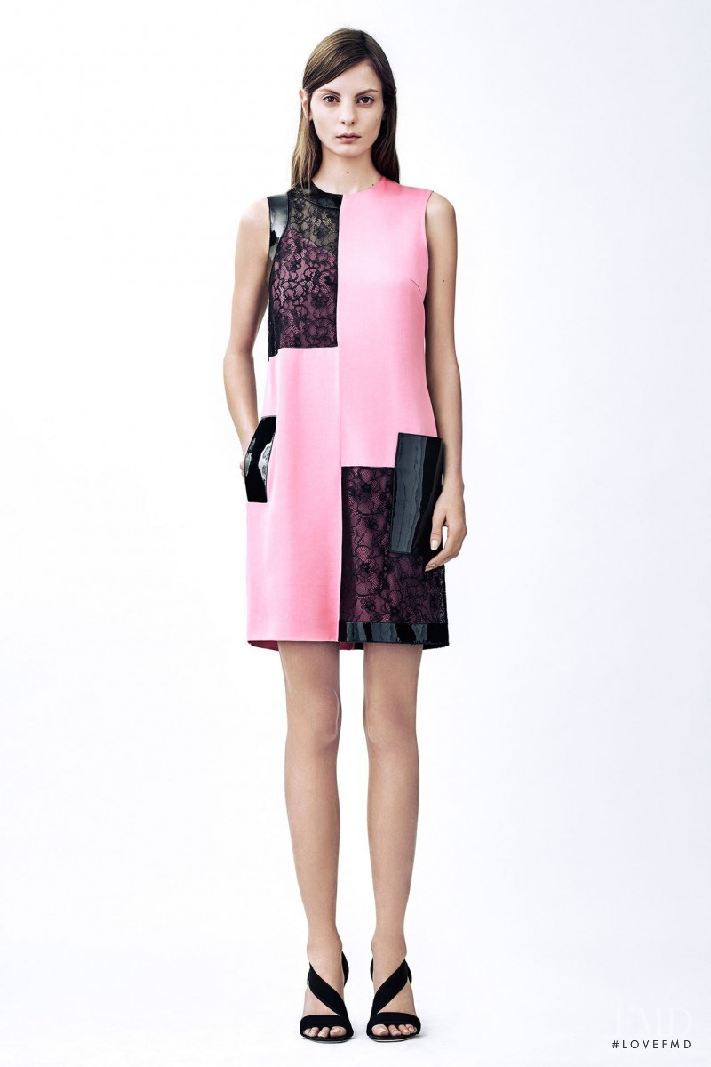 Audrey Nurit featured in  the Christopher Kane lookbook for Pre-Fall 2015