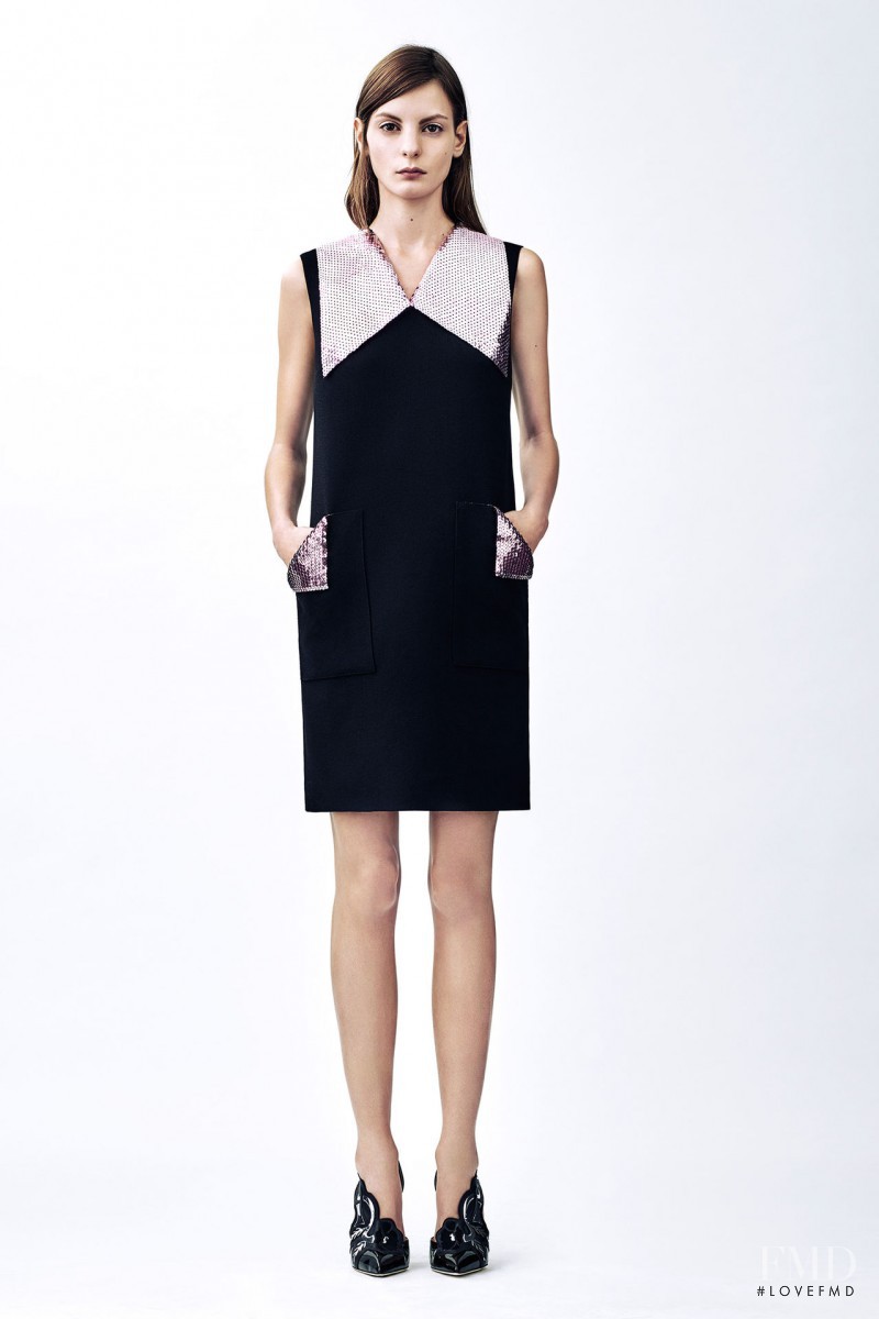 Audrey Nurit featured in  the Christopher Kane lookbook for Pre-Fall 2015