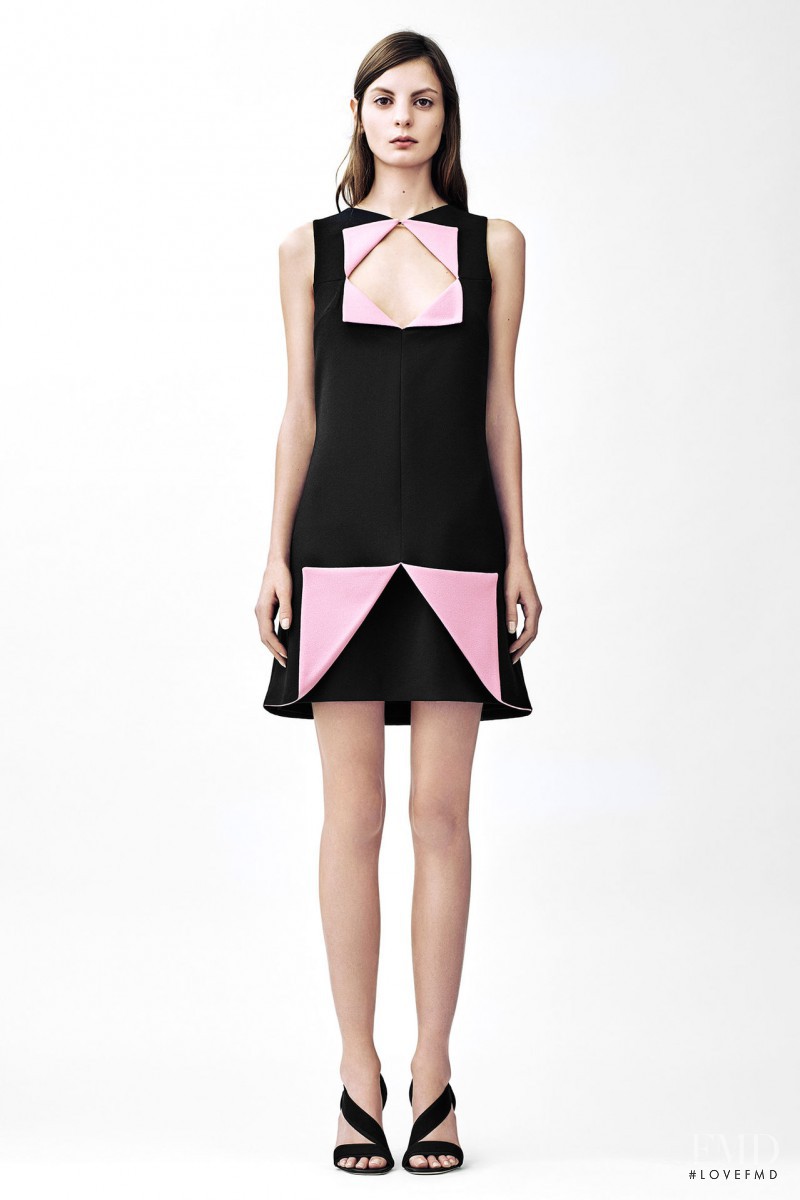 Audrey Nurit featured in  the Christopher Kane lookbook for Pre-Fall 2015