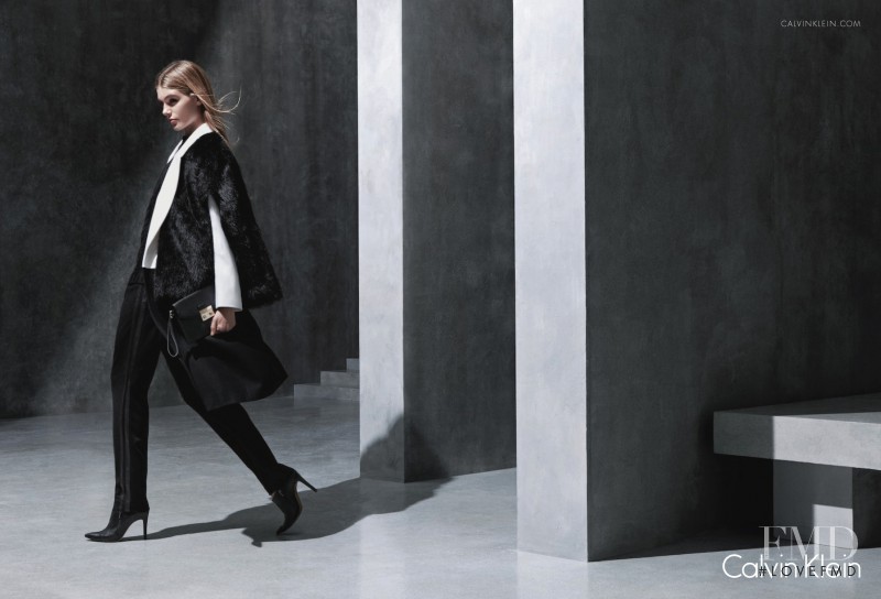 Madison Headrick featured in  the Calvin Klein advertisement for Autumn/Winter 2013