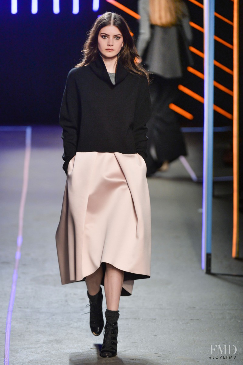 Kim Valerie Jaspers featured in  the Milly fashion show for Autumn/Winter 2015