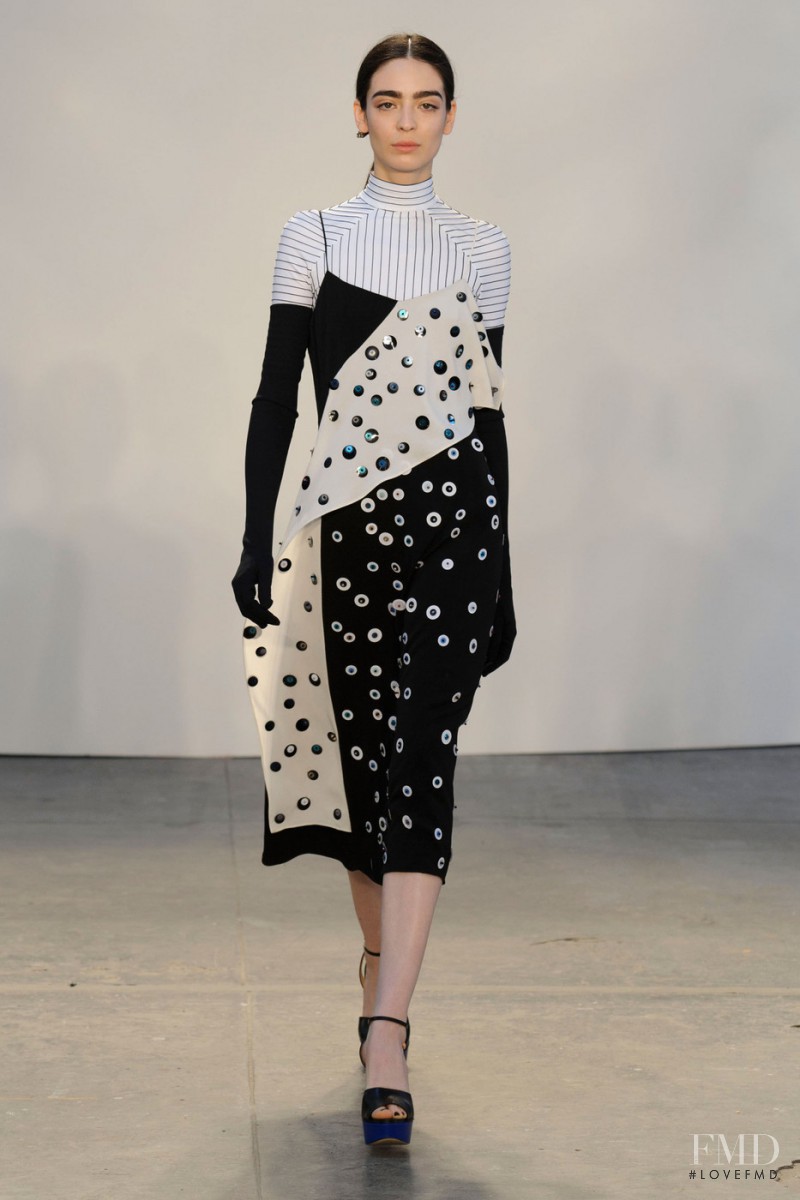 Cristina Piccone featured in  the Tanya Taylor fashion show for Autumn/Winter 2015