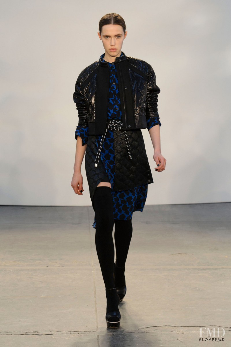 Georgia Hilmer featured in  the Tanya Taylor fashion show for Autumn/Winter 2015