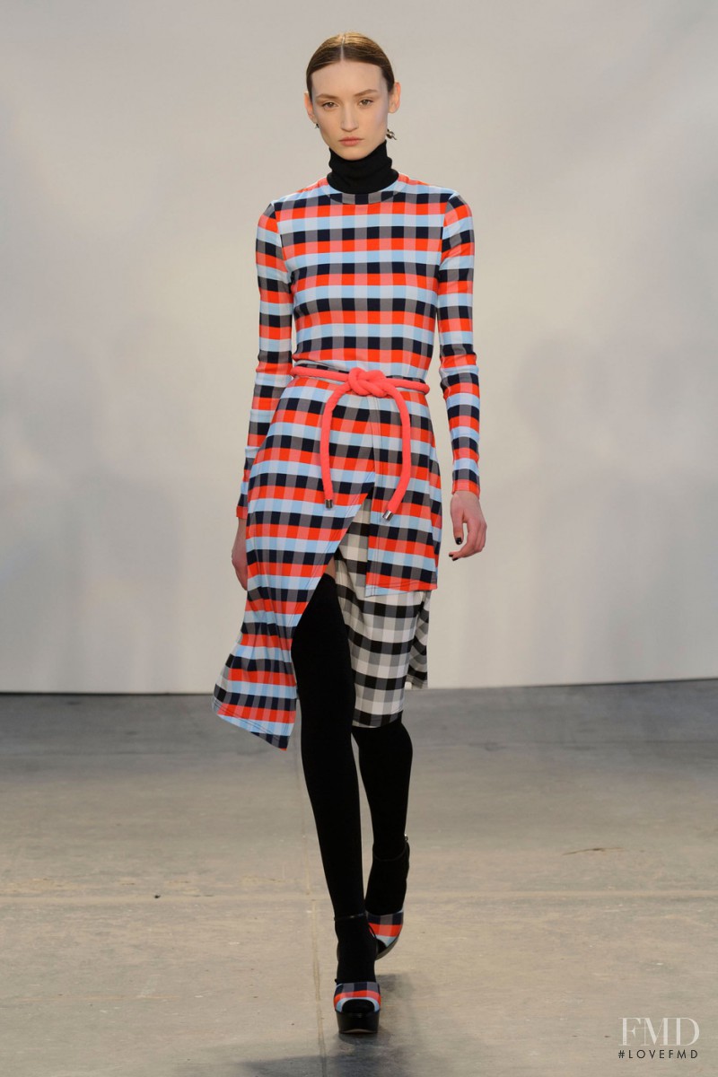 Alex Yuryeva featured in  the Tanya Taylor fashion show for Autumn/Winter 2015