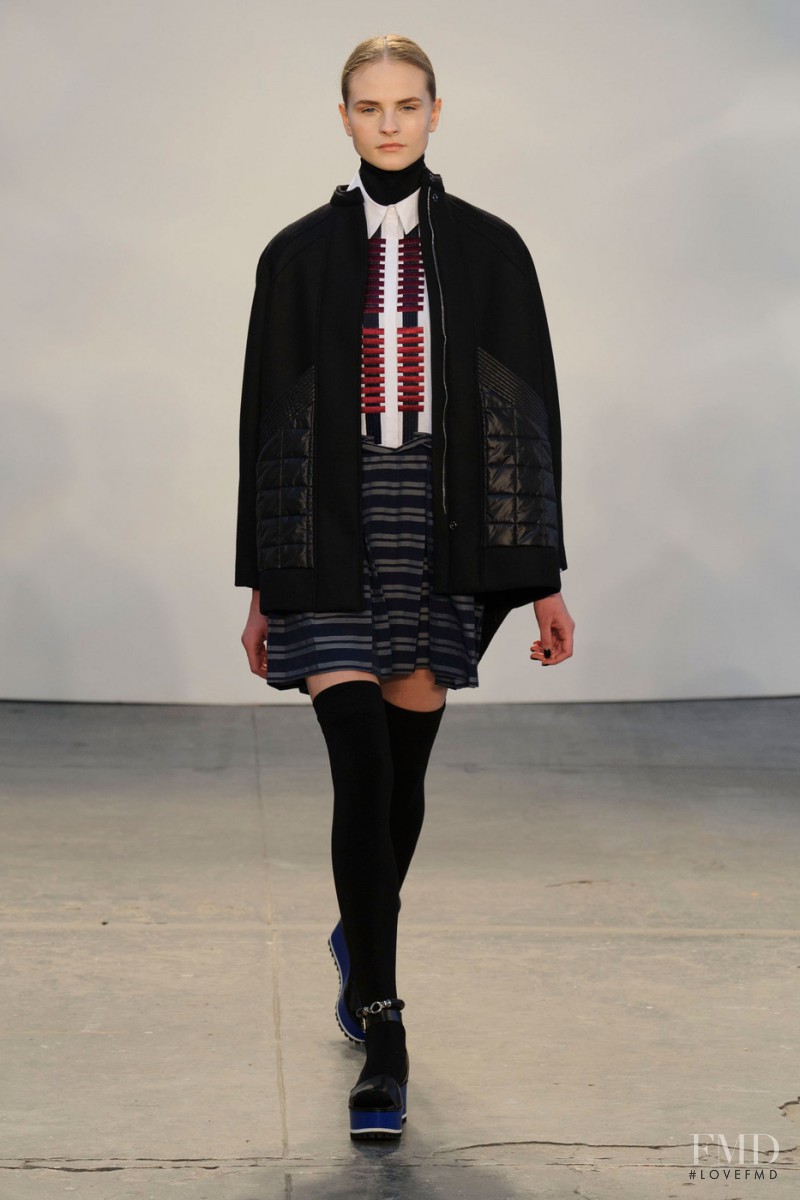 Kristina Petrosiute featured in  the Tanya Taylor fashion show for Autumn/Winter 2015