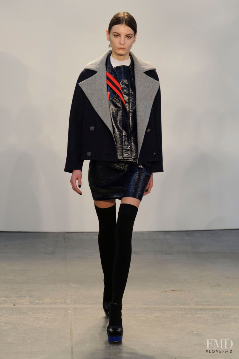 Audrey Nurit featured in  the Tanya Taylor fashion show for Autumn/Winter 2015