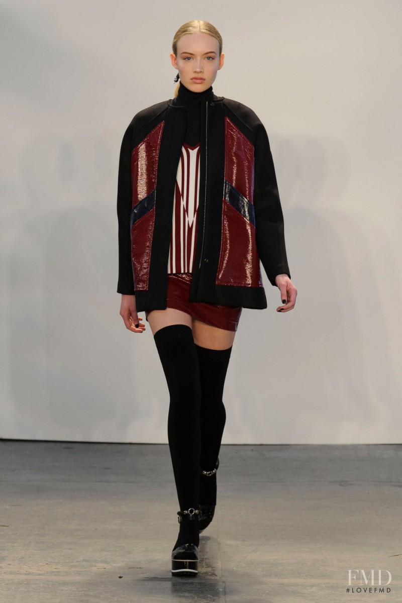 Anna Sophie Conradsen featured in  the Tanya Taylor fashion show for Autumn/Winter 2015