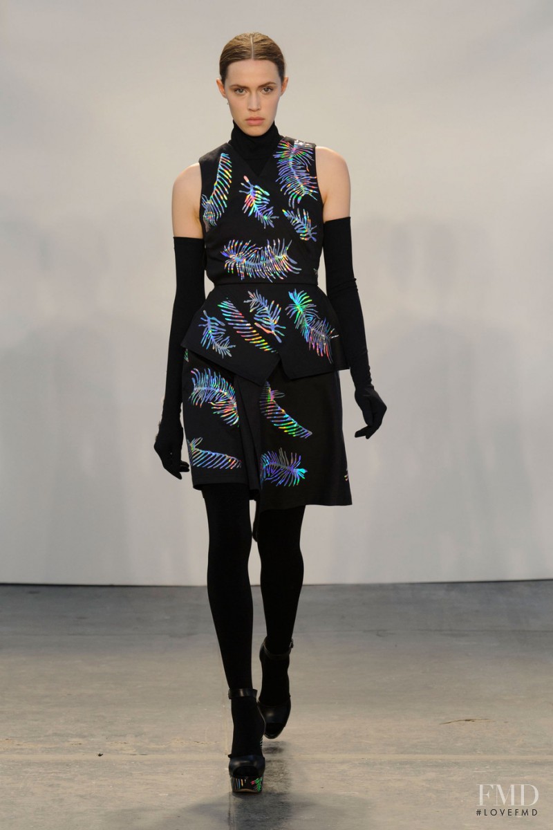 Georgia Hilmer featured in  the Tanya Taylor fashion show for Autumn/Winter 2015