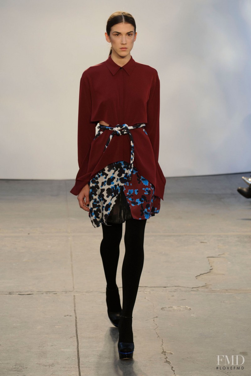 Ana Buljevic featured in  the Tanya Taylor fashion show for Autumn/Winter 2015
