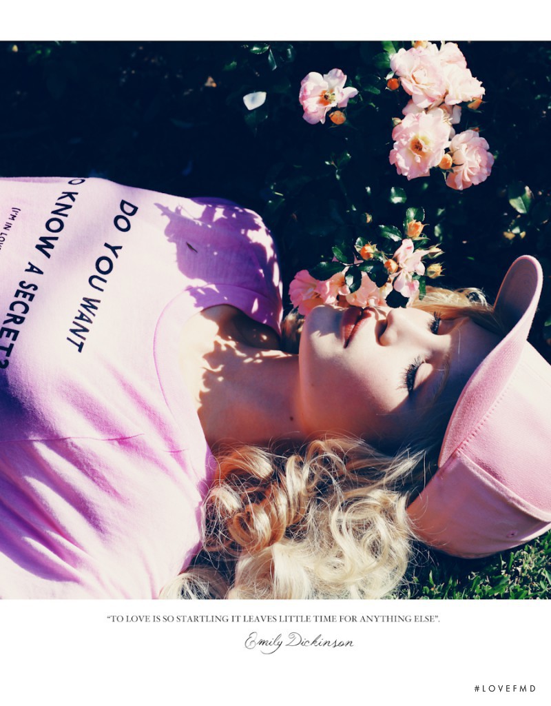 Camilla Forchhammer Christensen featured in  the Wildfox Royal Rompage catalogue for Spring/Summer 2014