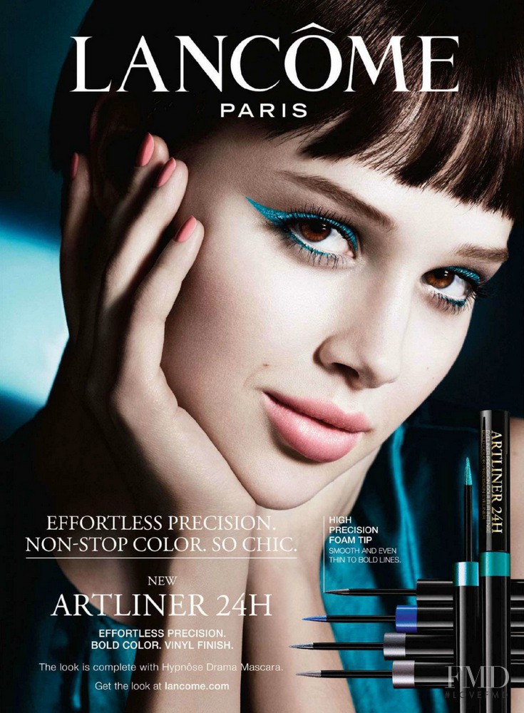 Anais Pouliot featured in  the Lancome advertisement for Autumn/Winter 2013
