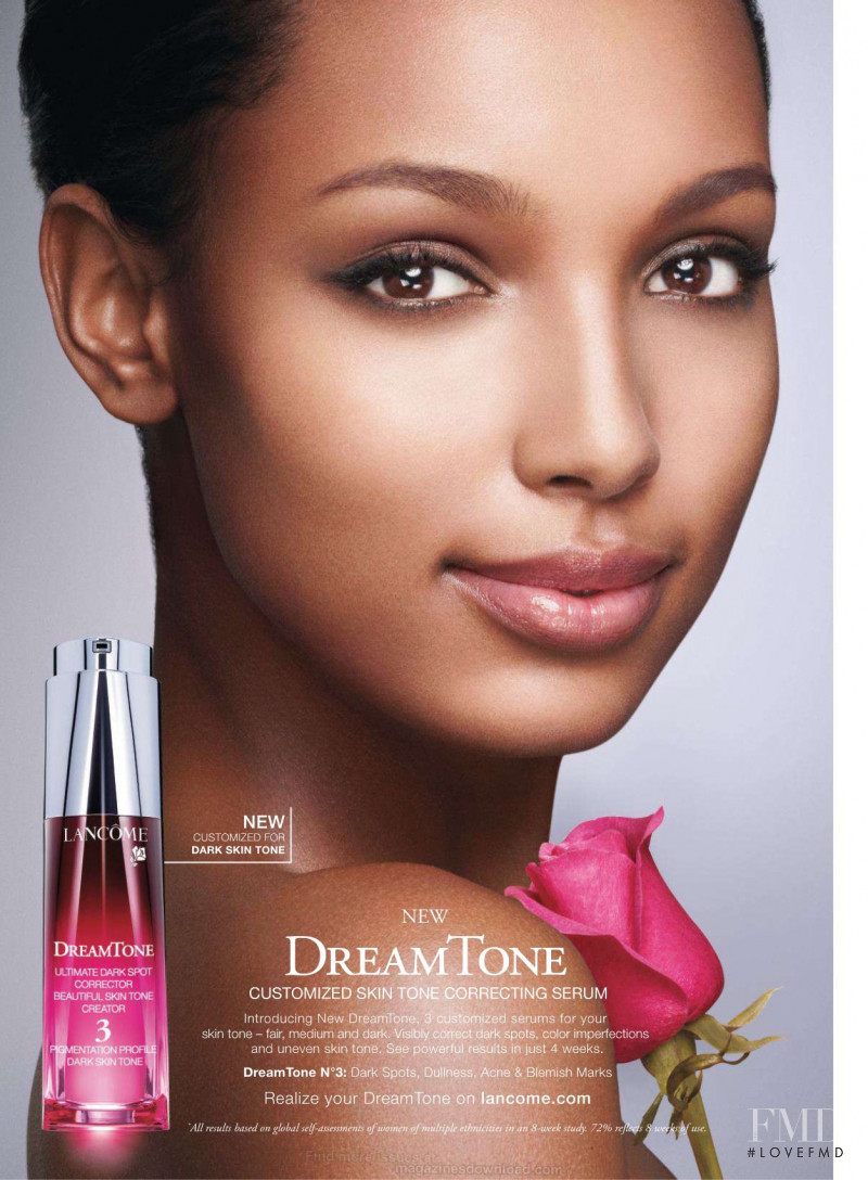 Jasmine Tookes featured in  the Lancome advertisement for Autumn/Winter 2013